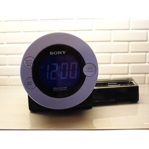 Sony Dream Machine Alarm Clock Radio ICF-C7iP 30 Pin iPod/Phone Dock WORKS